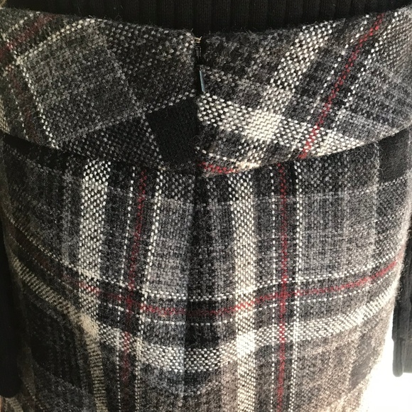 EUC Eddie Bauer Wool Blend Plaid Skirt Sz 6 - Picture 2 of 6